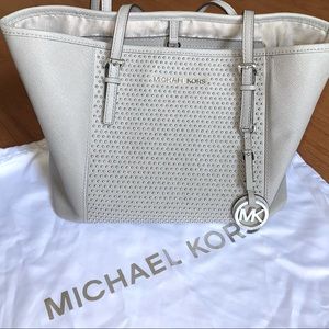 Michael kors grey studded purse Clearance